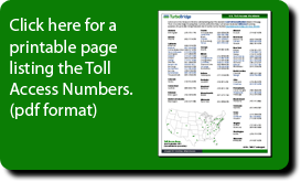 Print Local Toll Numbers